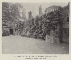 York hercegének walesi látogatása, Gwydyr kastély (metszet) alkotó: English School