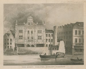 A Dukes Színház, Dorset Gardens, London alkotó: English School
