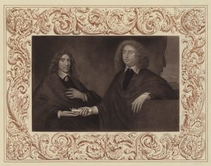 Lauderdale grófja (jobb oldalon) és Lanark grófja (utána Hamilton második hercege) (litho) alkotó: English School