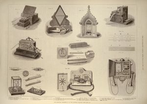 Elektromos kiállítás a Crystal Palace-ban, a The Illustrated London Newsból, 1882. március 18. alkotó: English School
