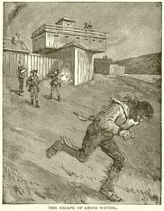 Lewis Wetzel menekülése alkotó: English School