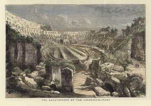Az ásatások a Colosseumban