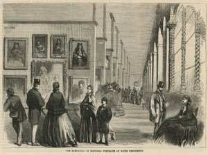 A nemzeti portrék kiállítása South Kensingtonban alkotó: English School