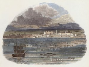 A Fata Morgana (színes metszet) alkotó: English School