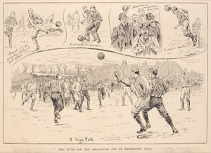 Az Association Cup döntője a Kennington Ovalban, "Illustrated Sporting and Dramatic News" alkotó: English School