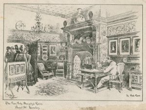 The Fine Arts Society Room, Bond Street, London – az Ante-Room alkotó: English School