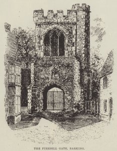 A tűzharang kapuja, ugatás (metszet) alkotó: English School