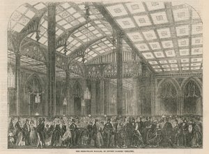 A szabadkereskedelmi bazár a londoni Covent Garden Theatre-ben alkotó: English School