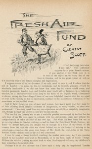 A Fresh Air Fund – Clement Scott alkotó: English School