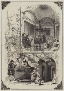 Sussex hercegének temetése (metszet) alkotó: English School