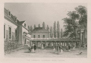 A kertek a Highbury Barn Tavernben alkotó: English School