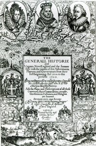 Virginia, New England és a nyári szigetek általános története, 1624 alkotó: English School