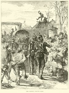 A németek elhagyják Párizst, 1871. március alkotó: English School