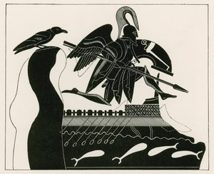 Der Geist von Patroklos (Gravur)