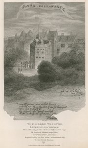 The Globe Theatre, Bankside, Southwark, London alkotó: English School