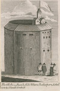 A Globe a londoni Bankside-on, ahol William Shakespeare szerepelt alkotó: English School