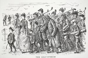 A Golf-Stream, a Punch illusztrációja alkotó: English School