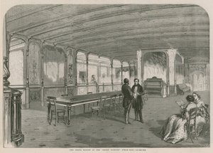A nagy keleti gőzhajó nagy szalonja alkotó: English School