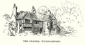The Grange, Wickhamford (litográfia) alkotó: English School