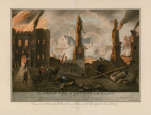 A londoni nagy tűzvész 1666-ban alkotó: English School