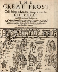 The Great Frost, London, 1608 alkotó: English School
