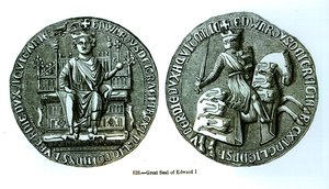 I. Edward nagy pecsétje (1239-1307) alkotó: English School