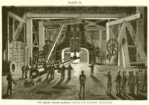 The Great Steam Hammer – Royal Gun Factory, Woolwich alkotó: English School