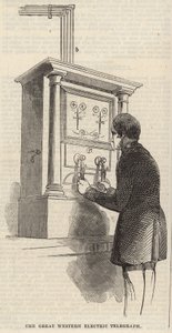 A Great Western Electric Telegraph alkotó: English School