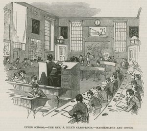 A Greenwichi Királyi Kórházi Iskolák; Felső iskola: The Reverend J Hills tanterem alkotó: English School