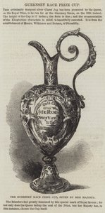 A Guernsey Race Prize Cup, Őfelsége adományozta (metszet) alkotó: English School
