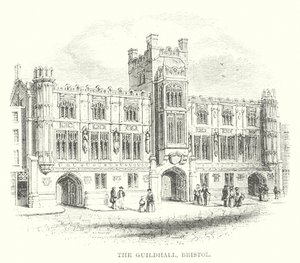 The Guildhall, Bristol (metszet) alkotó: English School