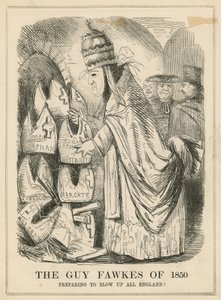 A Guy Fawkes 1850-ben alkotó: English School