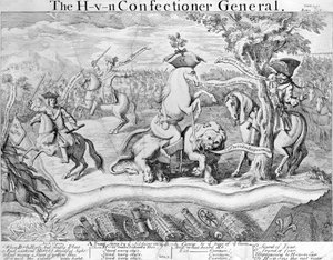 A H-V-N Confectioner General, 1743 körül alkotó: English School