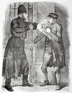 A „Habitual Criminal” Cure, Punch 1869. április 8-án (metszet) alkotó: English School