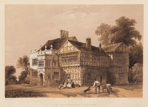 The Hall in the Wood, Lancashire (akvatinta) alkotó: English School