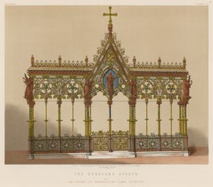A Hereford képernyő, Skidmores Art Manufactory Company, Coventry alkotó: English School