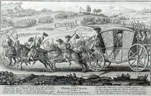 The Highland Chase, 1745. február 21 alkotó: English School