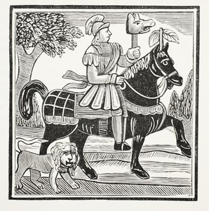 The History of Guy, Earl of Warwick, illusztráció a Chap-books of the Eightenth Century, John Ashton, pub. 1882 alkotó: English School
