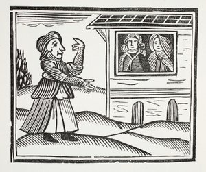The History of Mother Shipton, illusztráció a Chap-books of the Eightenth Century, John Ashton, pub. 1882 alkotó: English School