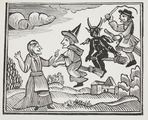 The History of Mother Shipton, illusztráció a Chap-books of the Eightenth Century, John Ashton, pub. 1882 alkotó: English School