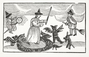 The History of Mother Shipton, illusztráció a Chap-books of the Eightenth Century, John Ashton, pub. 1882 alkotó: English School
