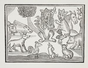 The History of Reynard the Fox, illusztráció a Chap-books of the Eighteenth Century, John Ashton, pub. 1882 alkotó: English School