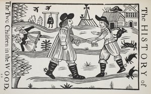The History of the Two Children in the Wood, illusztráció a Chap-books of the Eightenth Century, John Ashton, pub. 1882 alkotó: English School