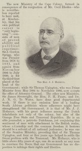 A tisztelt J. J. Hofmeyr (metszet) alkotó: English School