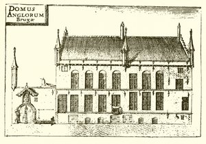 Caxton által elfoglalt bruges-i ház alkotó: English School