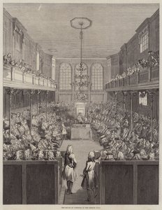 The House of Commons in the Session 1741-2 (metszet) alkotó: English School