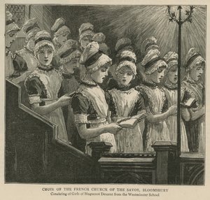 A hugenották Angliában: A Savoyai Francia Egyház kórusa, Bloomsbury alkotó: English School