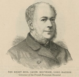 A hugenották Angliában: The Right Honorable Jacob Bouverie, Lord Radnor alkotó: English School
