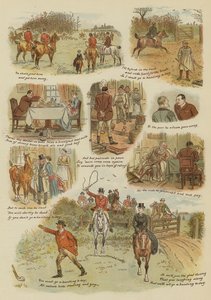 A Vadásznap (chromolitho) alkotó: English School