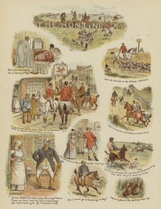 A Vadásznap (chromolitho) alkotó: English School
